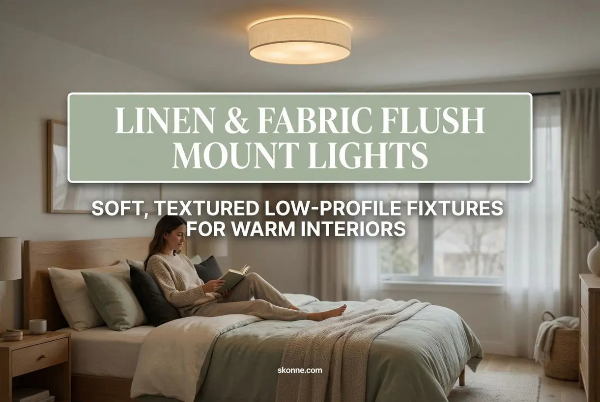 linen-flush-mount-ceiling-lights