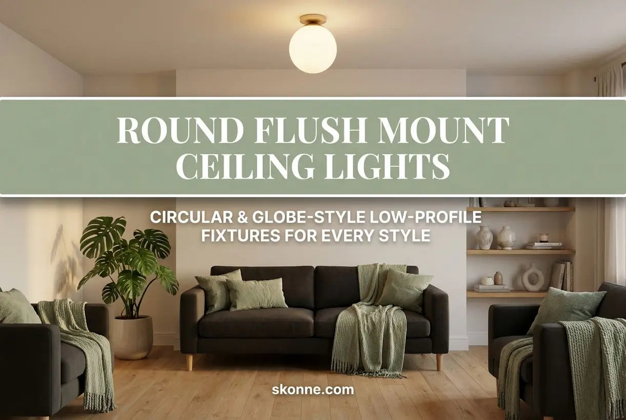 round-flush-mount-ceiling-light