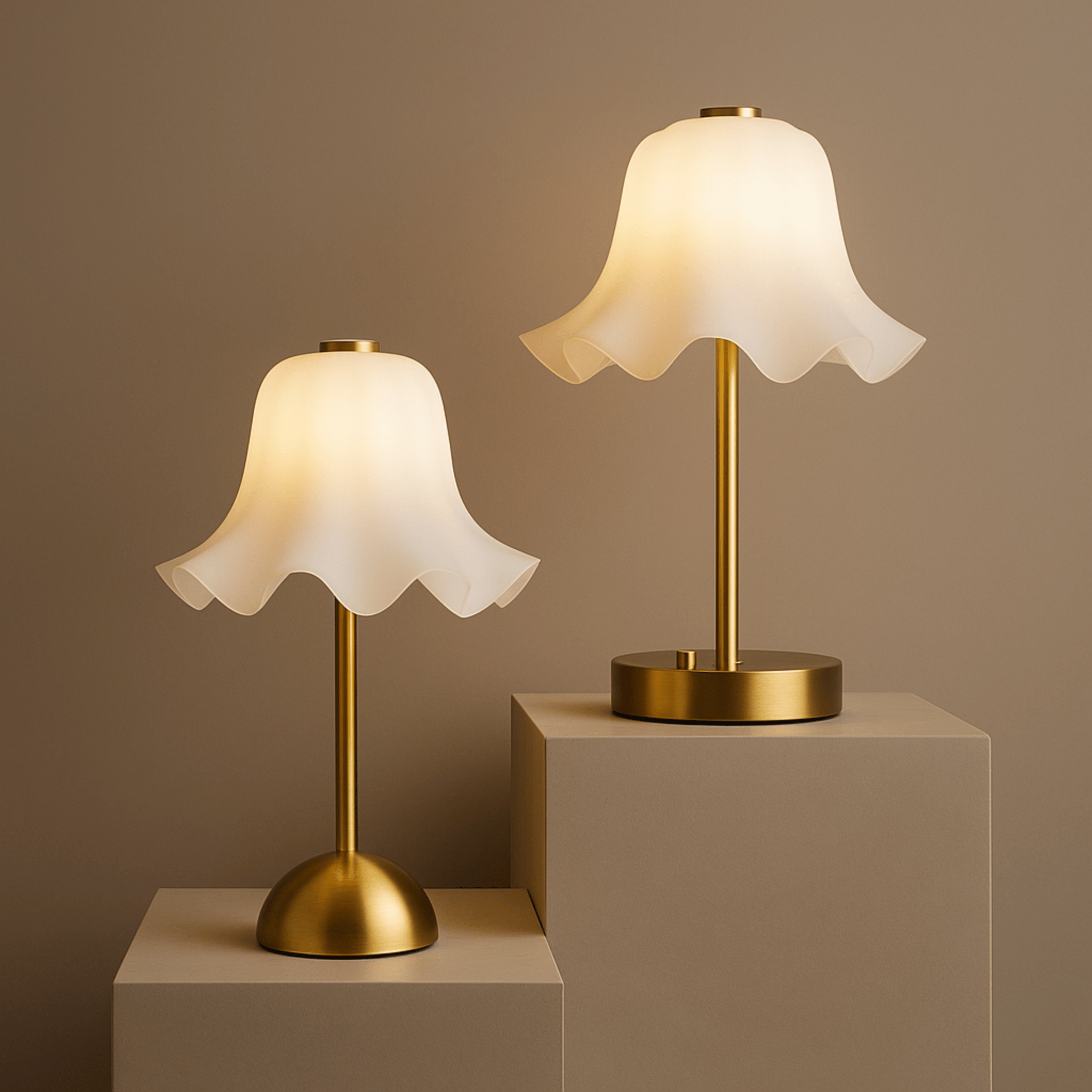 Blomvik Rechargeable LED Flower Table Lamp Dimmable, Lamps, Sculptural Touch