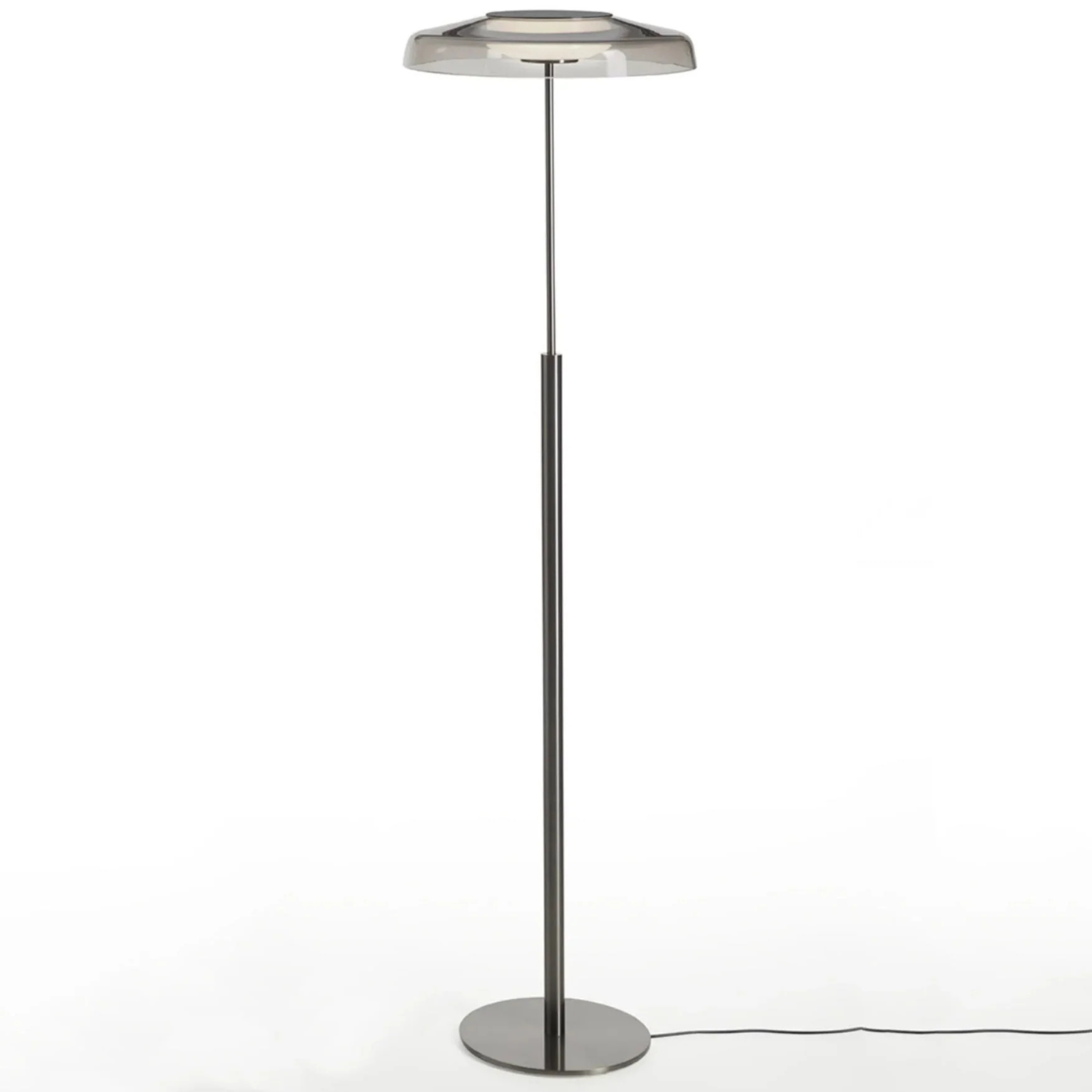 Retro Glass Floor Lamp Elegant Vintage Gold Design, Lamps, Elden for Living Room