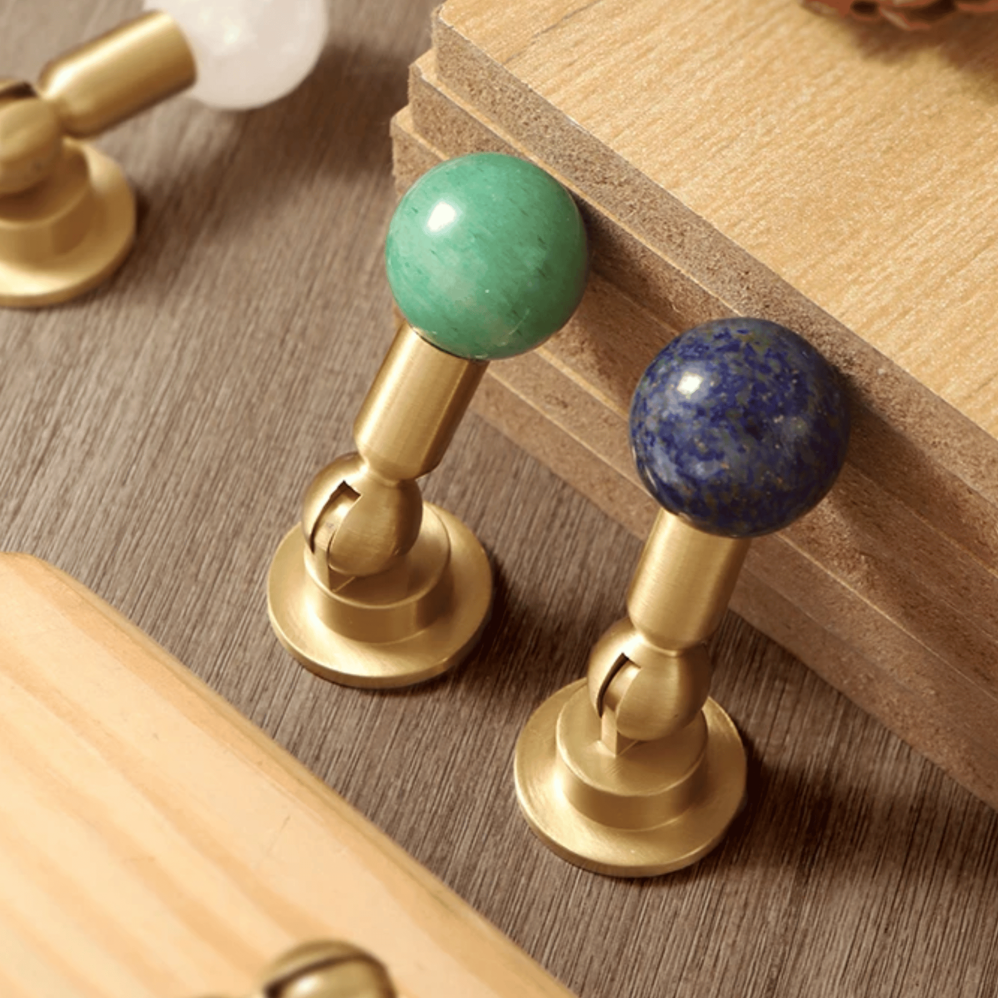 Crystal Cabinet Knob in Brass Decorative Hardware, Knobs & Handles, Glinta Decor