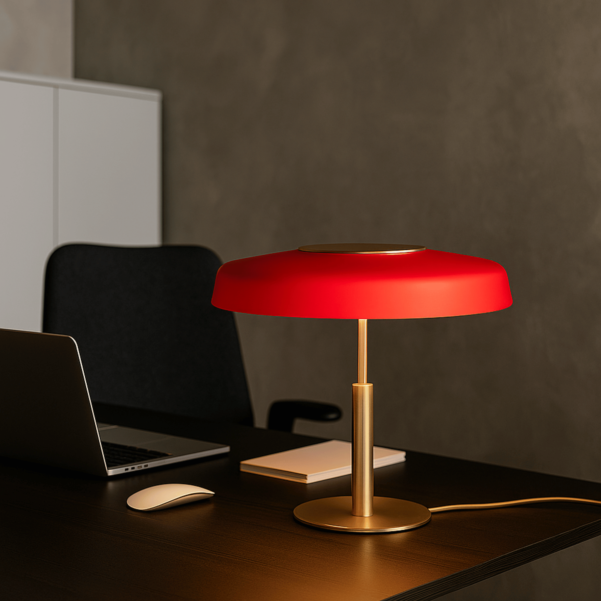 Glödra Decorative Glass Table Lamp with LED Light, Lamps, Modern Touch Control