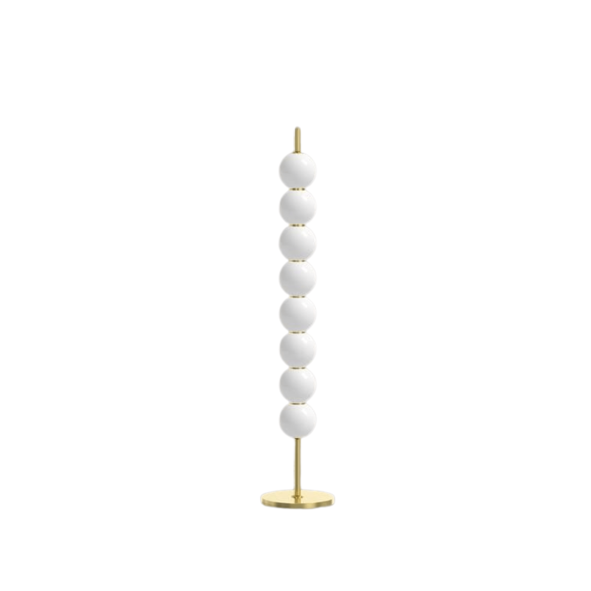 Glödra Sculptural Brass Floor Lamp Warm LED Light, Lamps, Nordic Statement