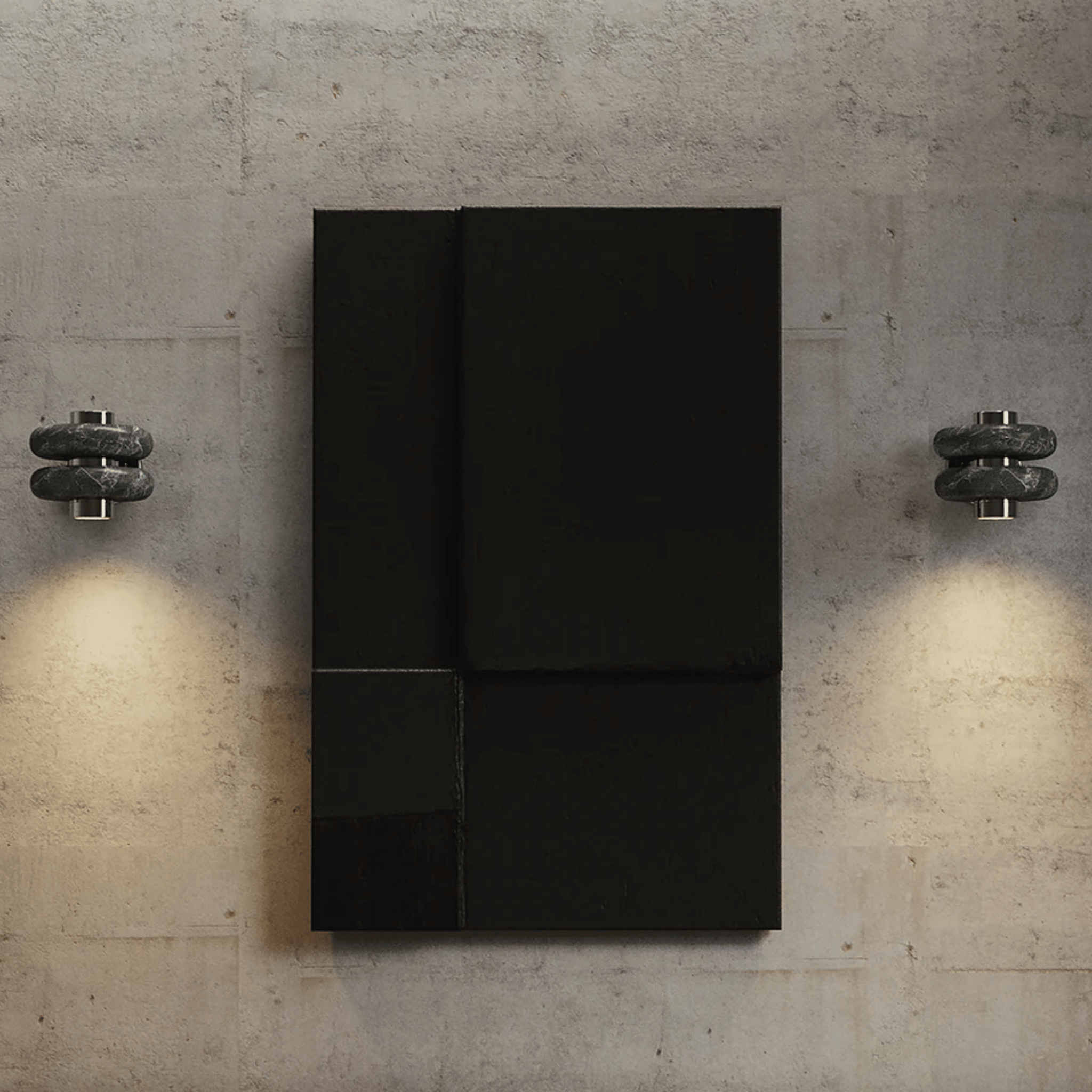 Grenvid Marble Wall Sconce Green Stone LED Lighting, Light Fixtures, Nordic Design