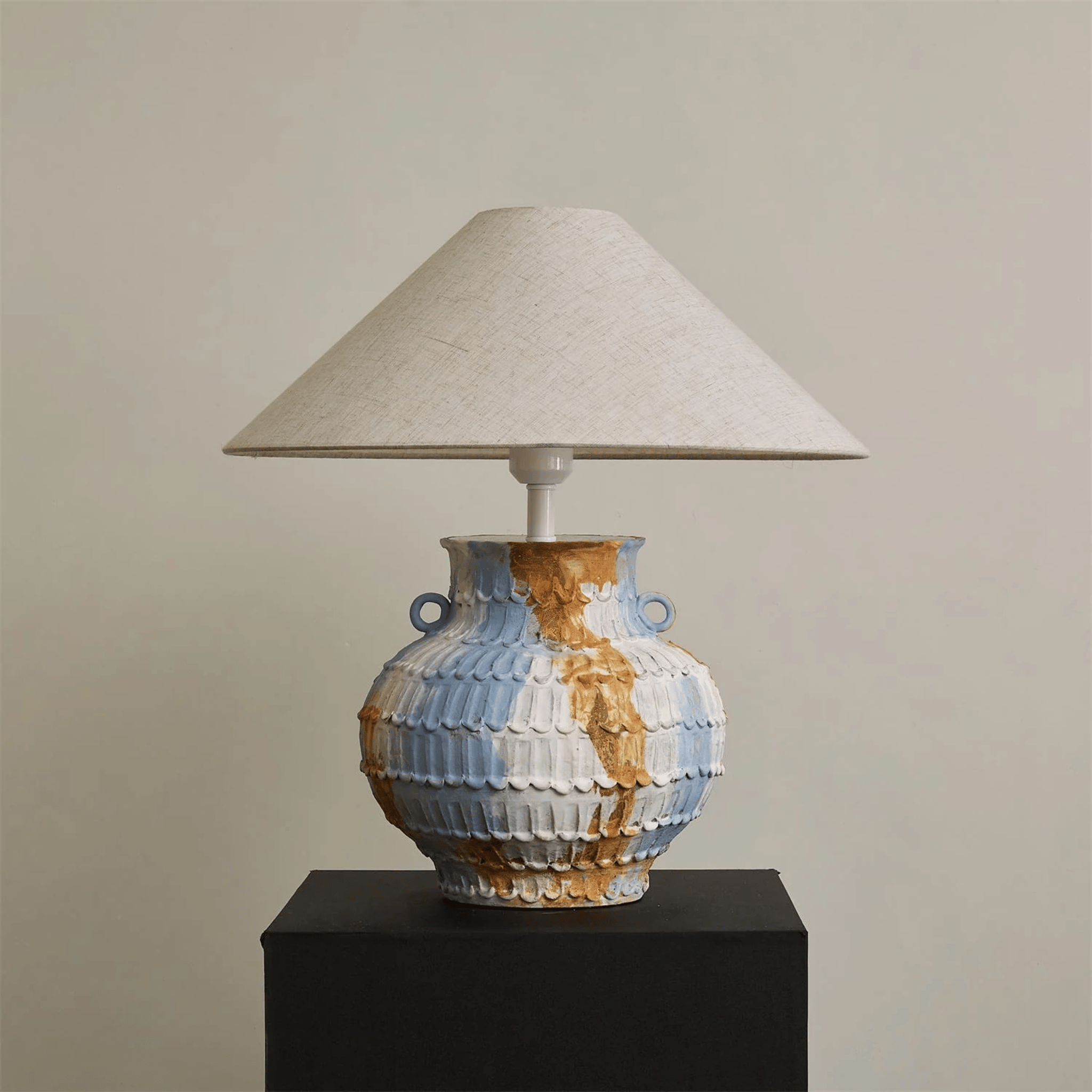 Lervik Handcrafted Ceramic Table Lamp for Bedroom, Lamps, Vintage