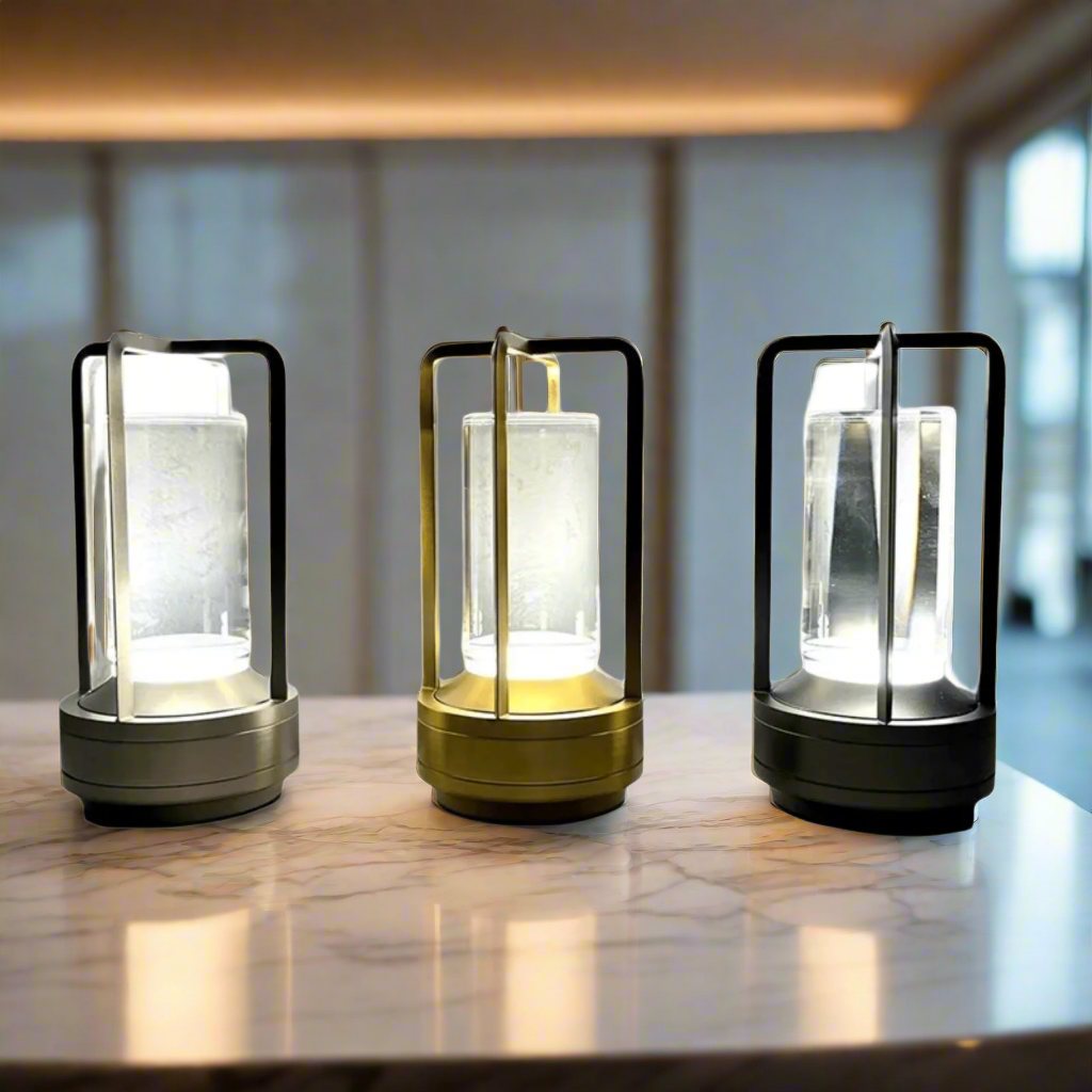 Lysa Cordless Table Lamp — USB Rechargeable LED, Lamps, Dimmable