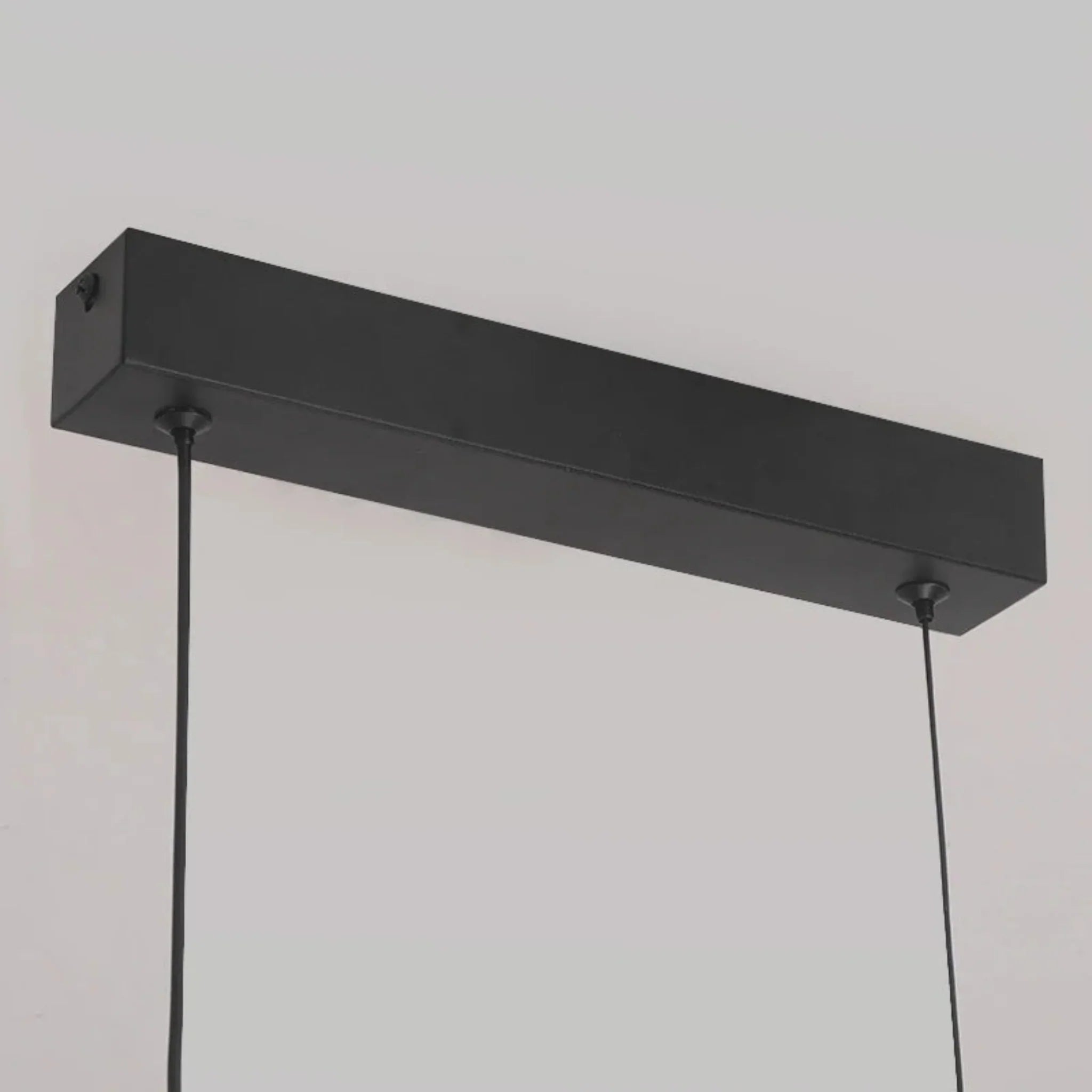 Curved Arc LED Chandelier – Nordic Pendant Lights, Ceiling Light Fixtures, Lysbu in Black
