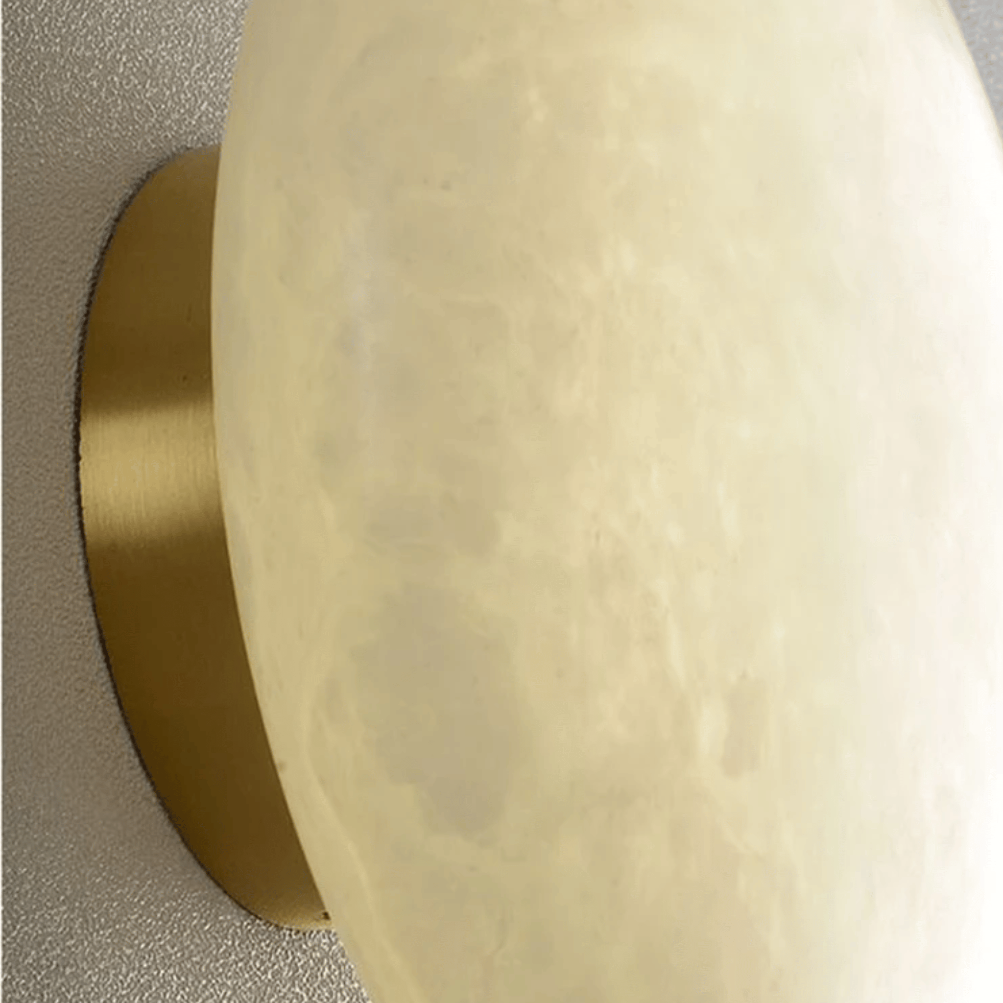 Marble Wall Sconce Natural Stone Warm Glow by Skonne, Light Fixtures, Marveld Copper Base