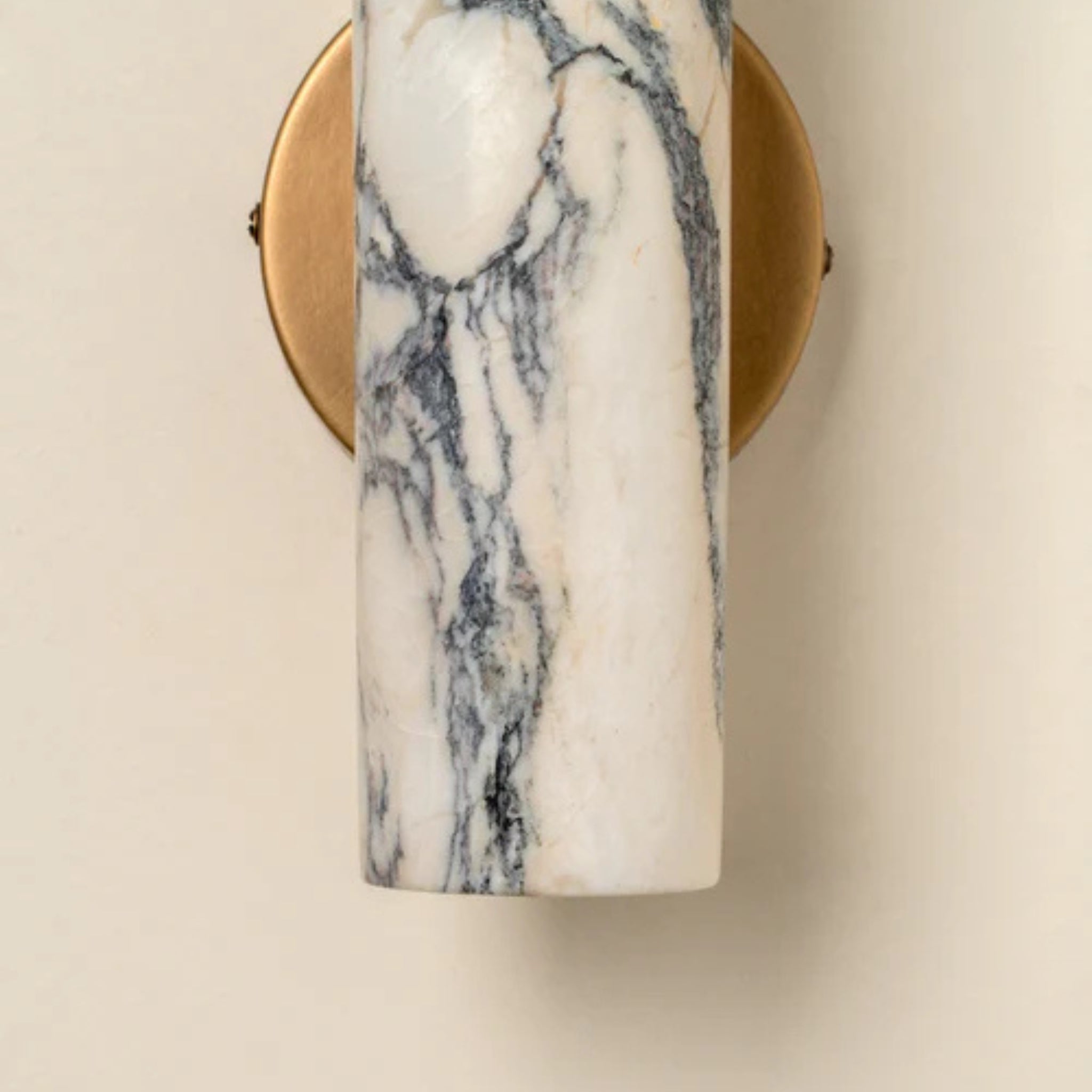 Sculptural Marble Wall Lamp Dual LED for Luxury Homes, Light Fixtures, Marveld Natural Sconce