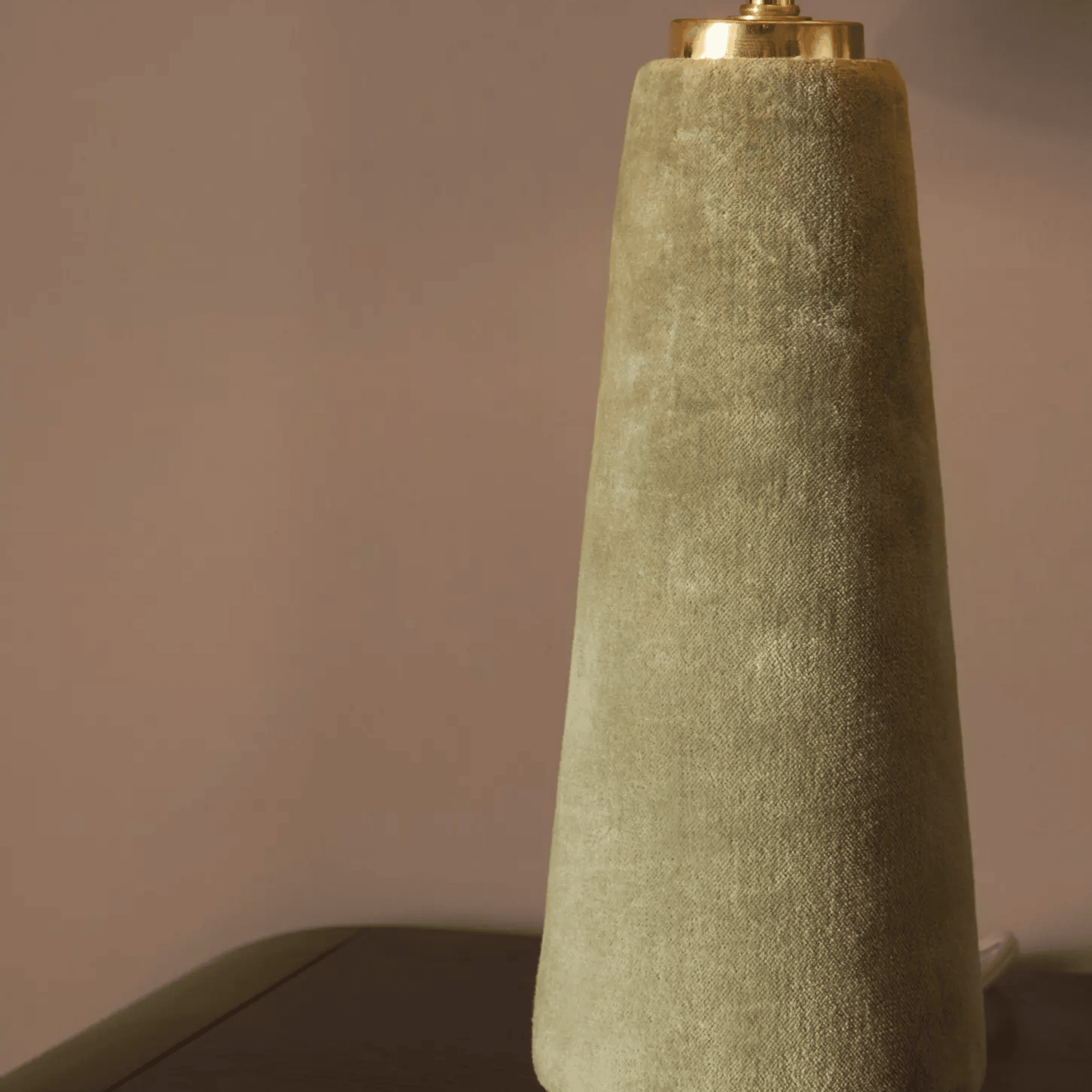 Mysa Velvet Fabric Shade Lamp for Nordic Interiors, Table Lamps, Minimalist