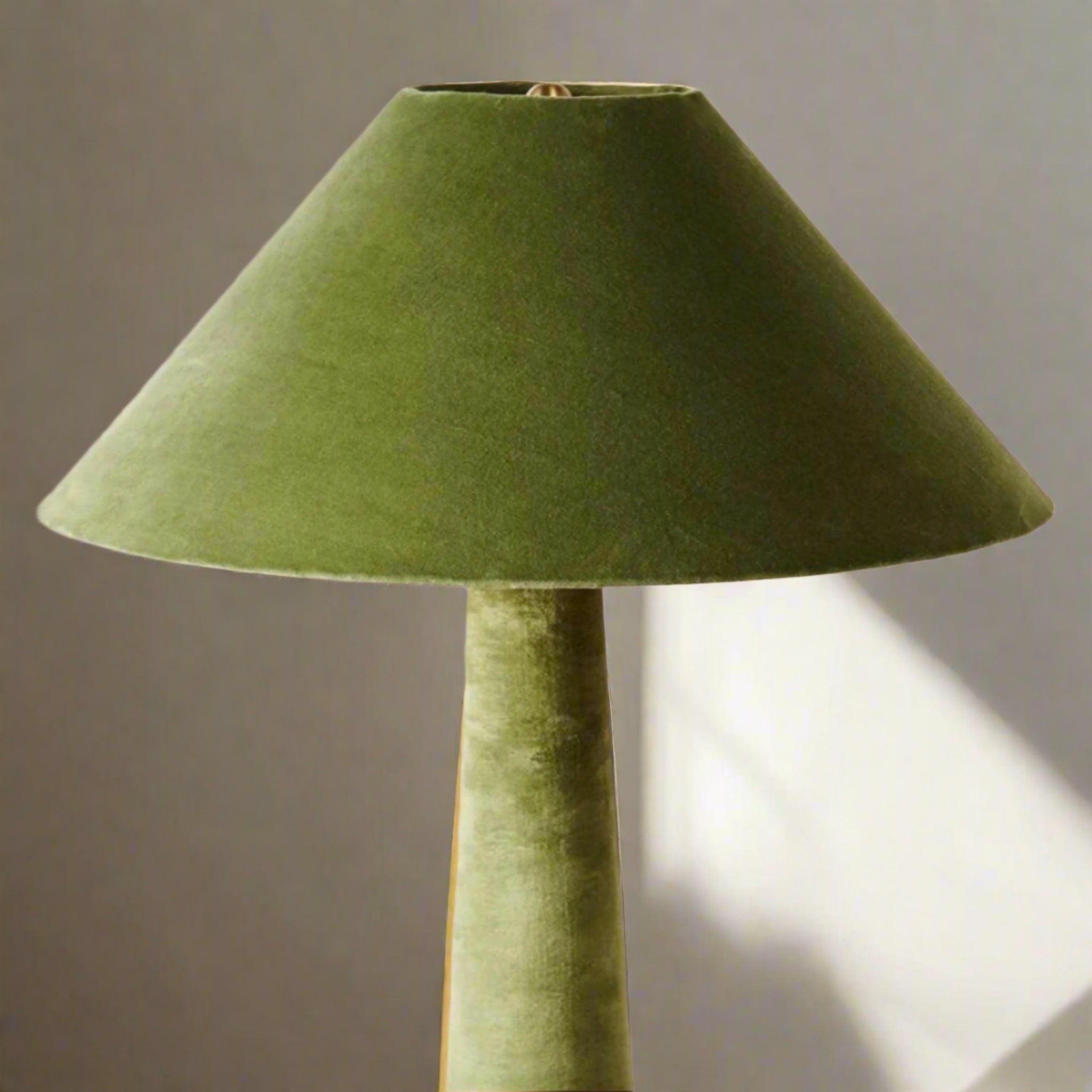 Mysa Velvet Fabric Shade Lamp for Nordic Interiors, Table Lamps, Minimalist