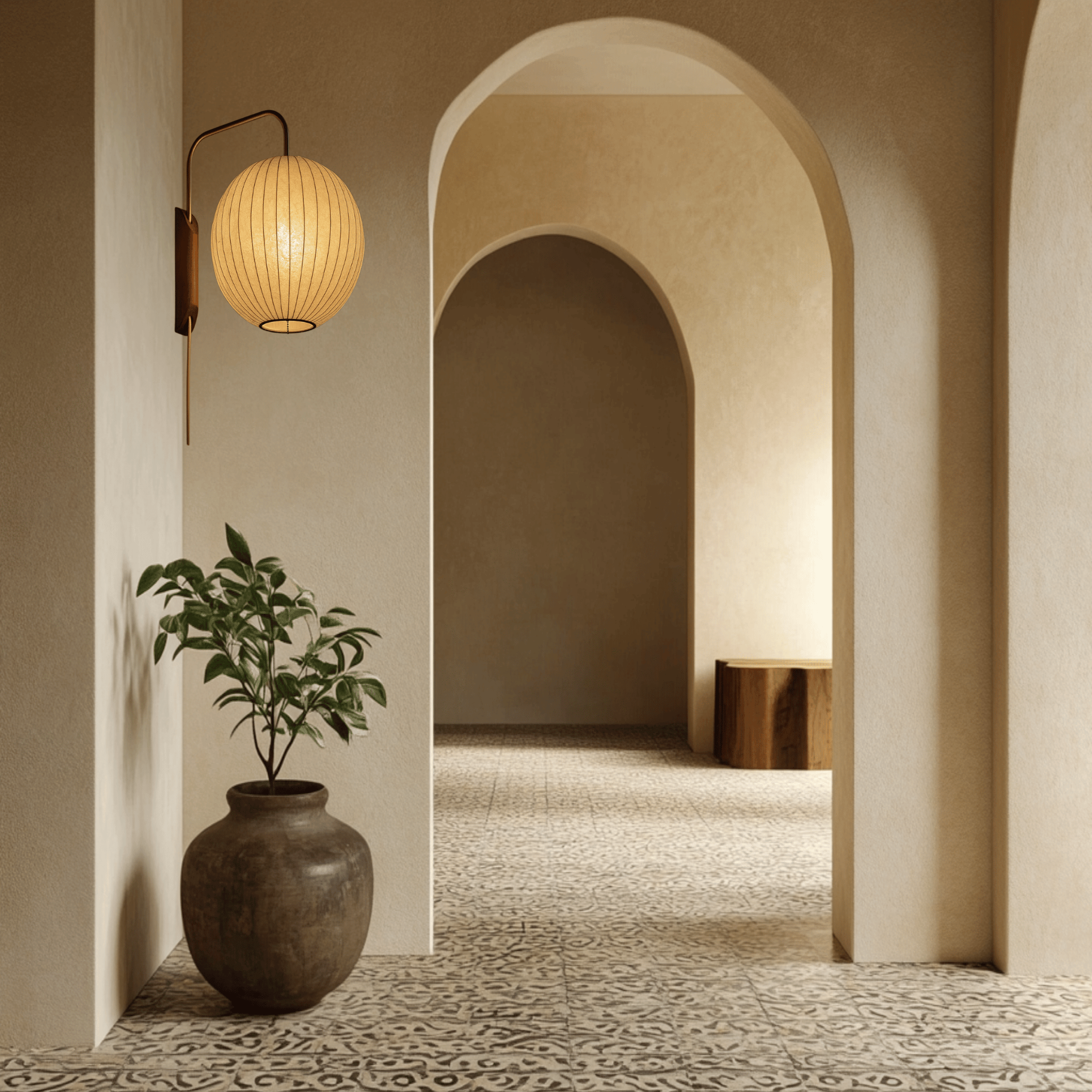Solvei Silk Wall Sconce — Nordic Minimalist Design, Ceiling Light Fixtures, Lamp for Bedroom