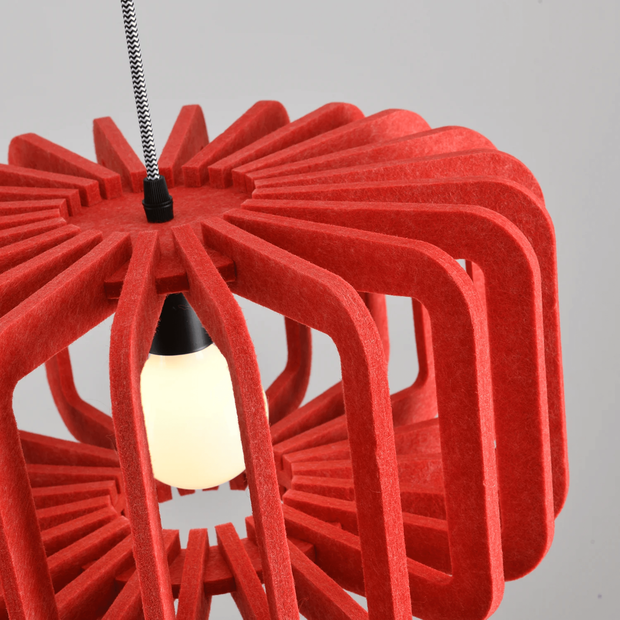 Stilla Acoustic Felt Pendant Light for Modern Spaces, Ceiling Fixtures, Chandelier