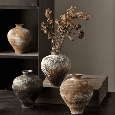 Small Jingdezhen Ceramic Wabi-Sabi Vase by Skonne, Sabi, Vases, Stille