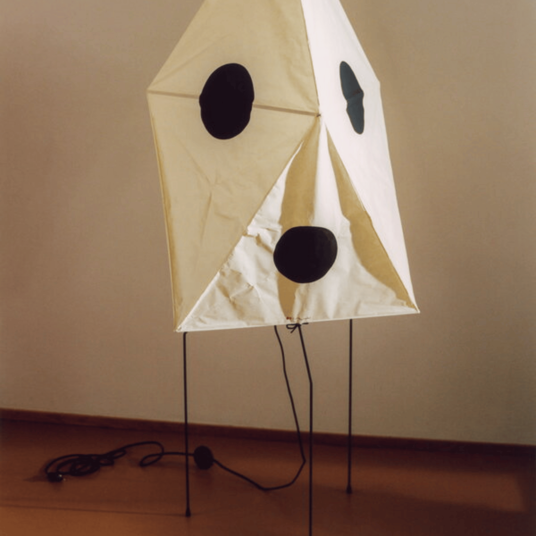 Stillvei Rice Paper Floor Lamp Wabi-Sabi Style, Lamps, 57in