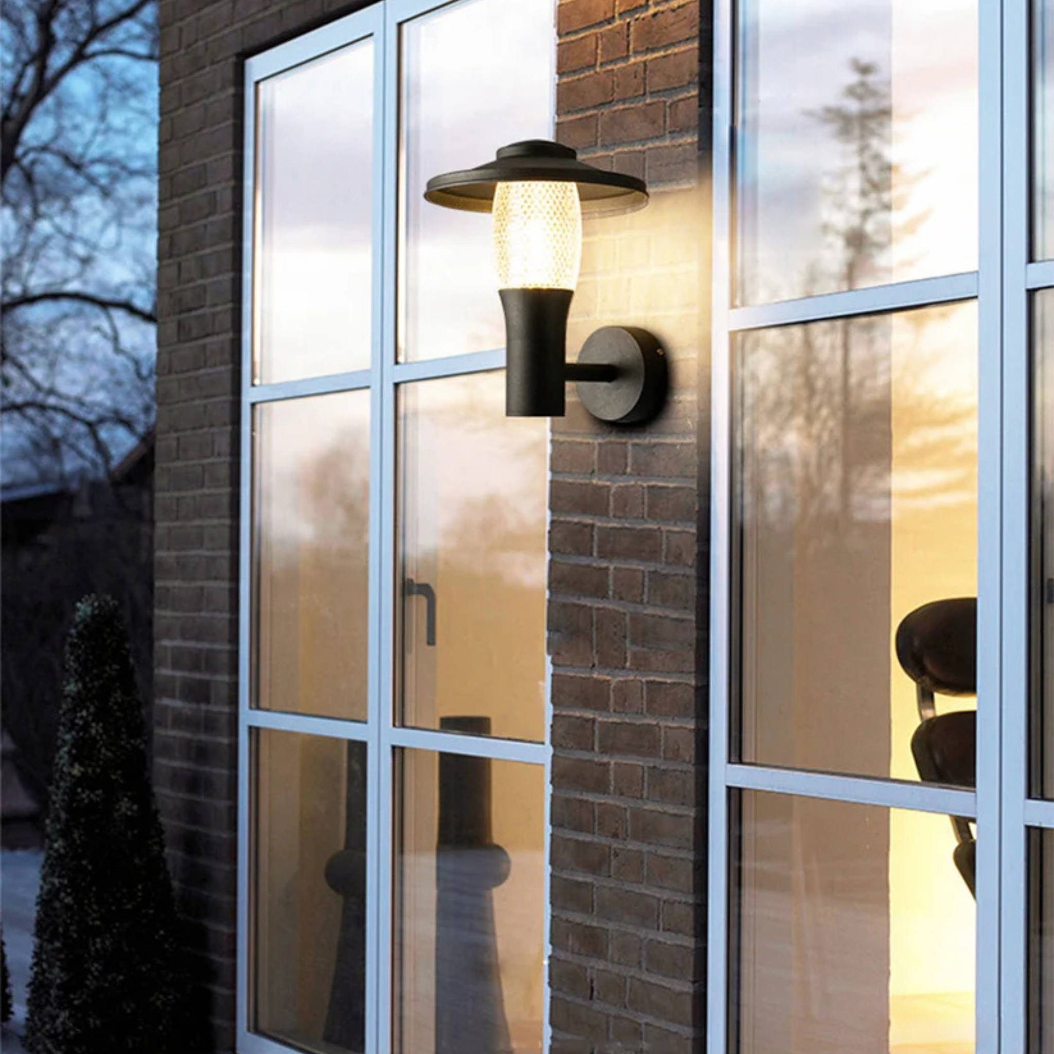 Modern Outdoor Waterproof LED Wall Light by Skonne, Landscape Pathway Lighting, Uteld