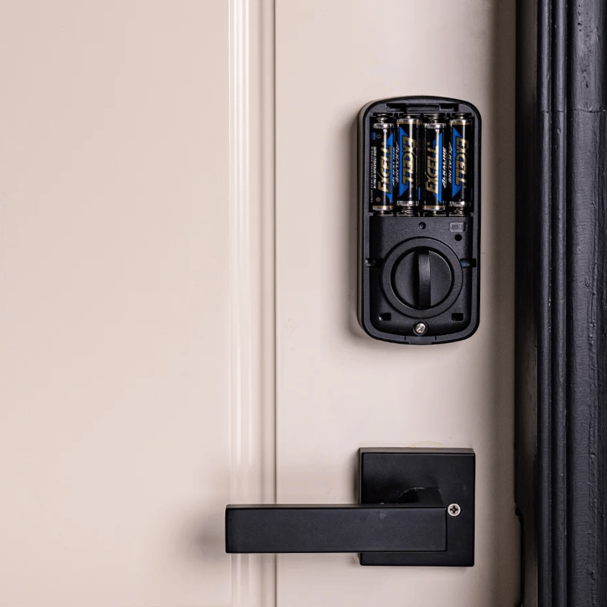 Keyless Smart Door Lock Handle Set with Fingerprint, Deadbolts, Vaktra Entry