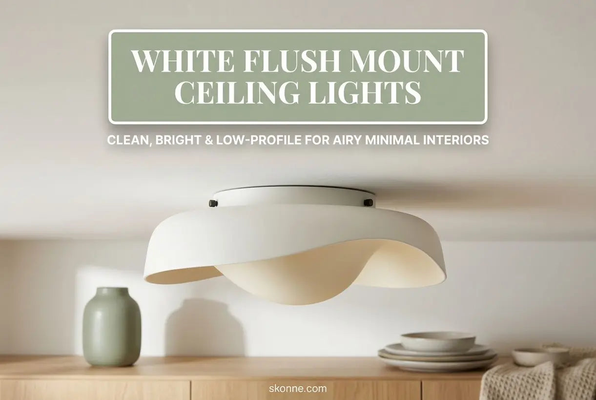 flush-mount-white-ceiling-light
