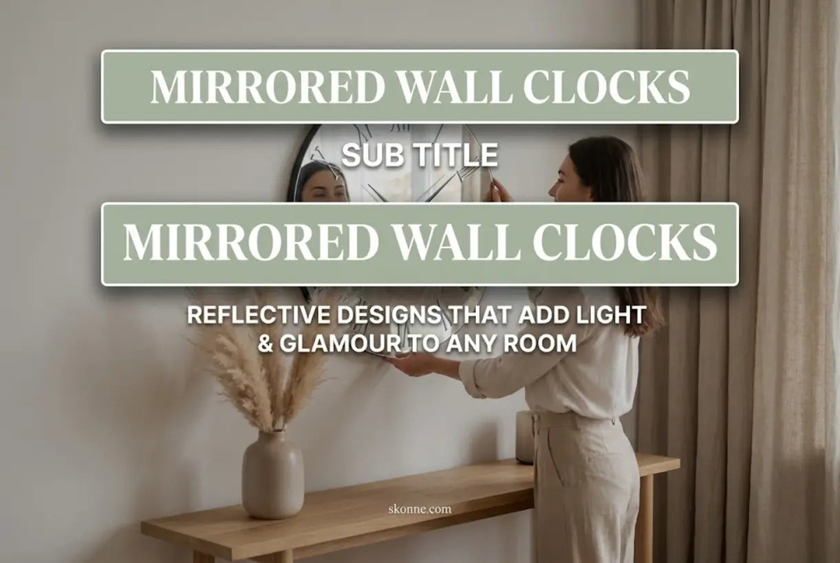 mirrored-wall-clock-designs