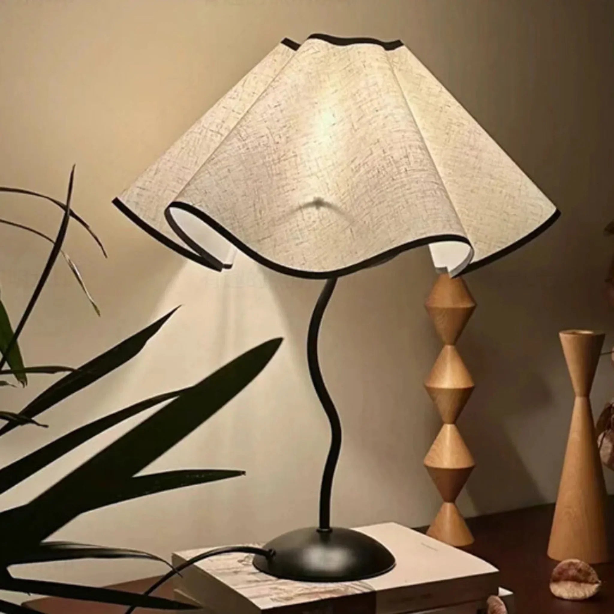Handcrafted Nordic Petal Table Lamp 3 Light Tones, Lamps, Blomly LED