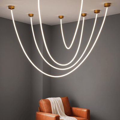 Translation missing: nl.Bölja Flexible LED Pendant Light Nordic Design, 78.7’’, Ceiling Fixtures, Sculptural Tube