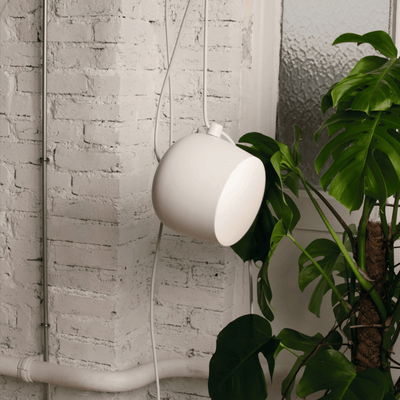 Translation missing: nl.White Drum Pendant Light Industrial Nordic Design, 1 head, Ceiling Fixtures, Driva Modern Aluminum