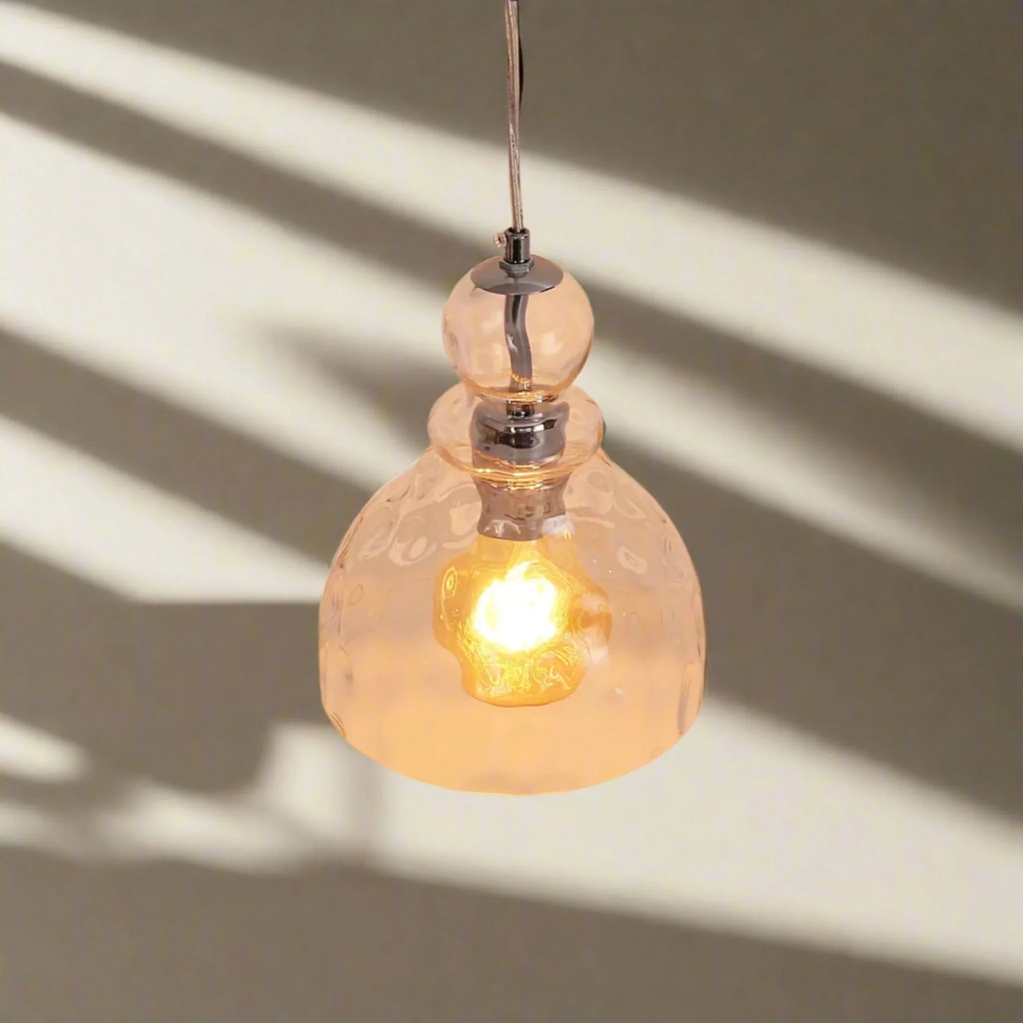 Dropa Nordic Glass Drop Pendant Light Adjustable, Ceiling Fixtures, for Kitchen Dining