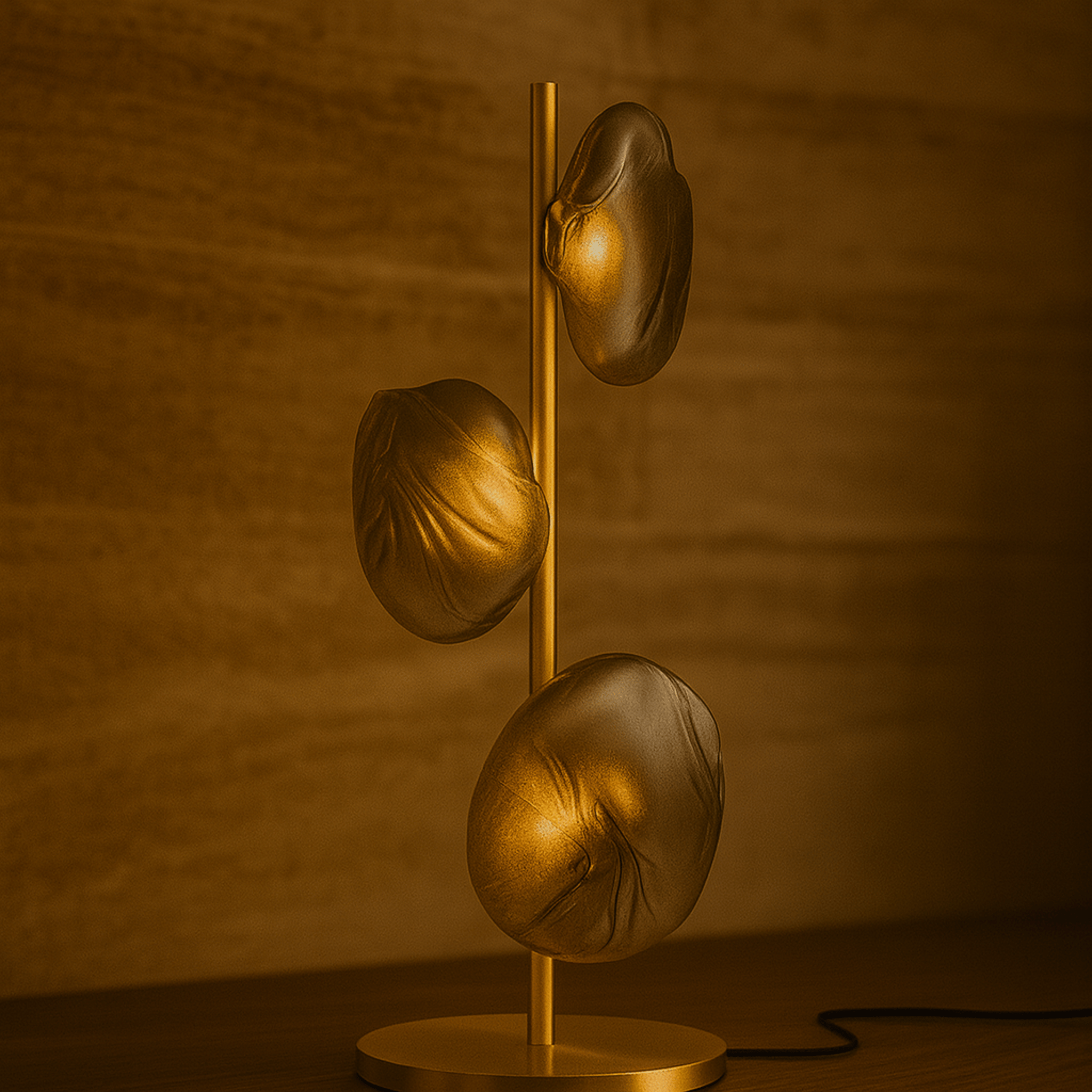 Elden Artistic Glass LED Table Lamp for Modern Spaces, Lamps, Sculptural Light