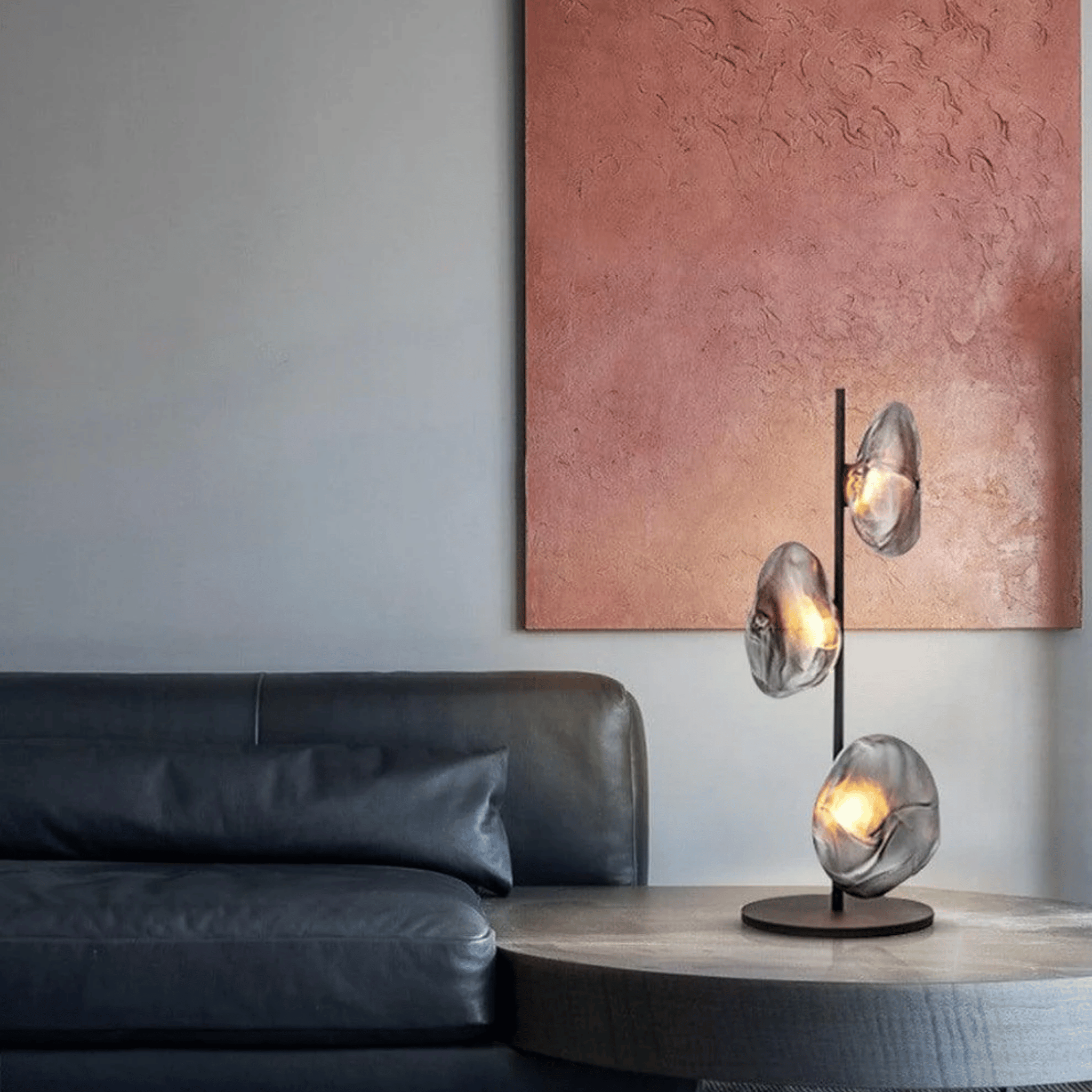 Elden Artistic Glass LED Table Lamp for Modern Spaces, Lamps, Sculptural Light