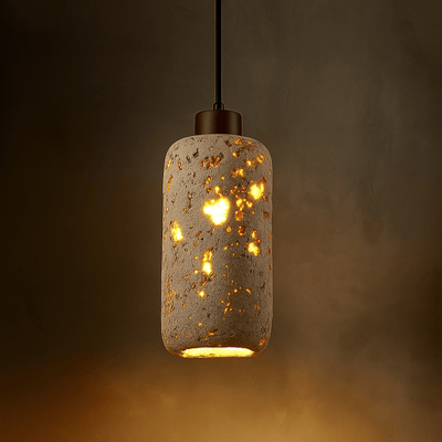 Translation missing: nl.Fjella Travertine Pendant Light for Nordic Homes, Ceiling Fixtures, Stone Japandi