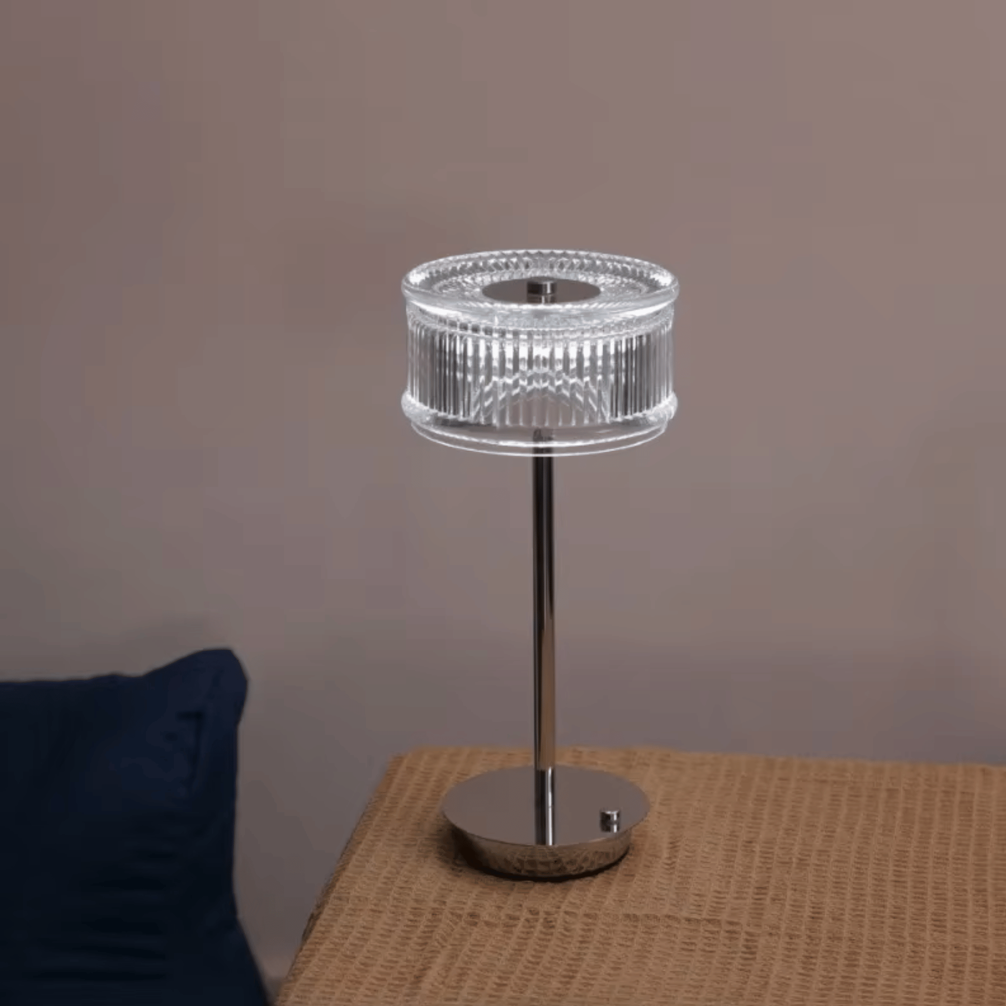 Cordless Crystal Table Lamp Rechargeable Dimmable, Lamps, Gloda Touch