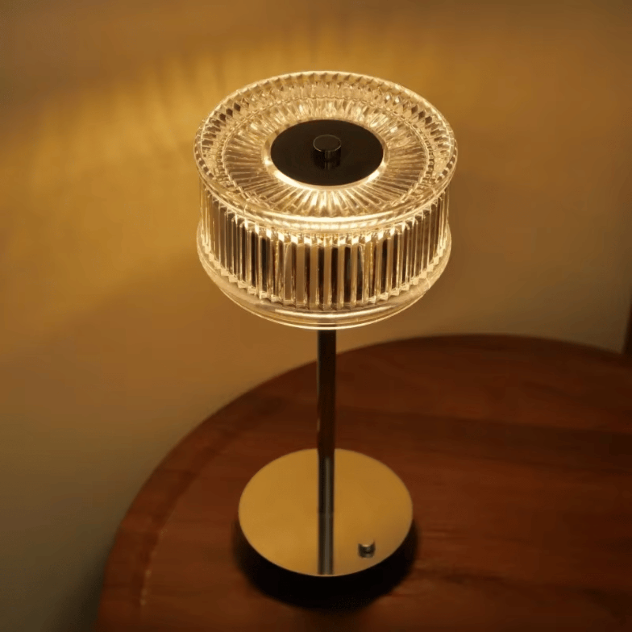 Cordless Crystal Table Lamp Rechargeable Dimmable, Lamps, Gloda Touch