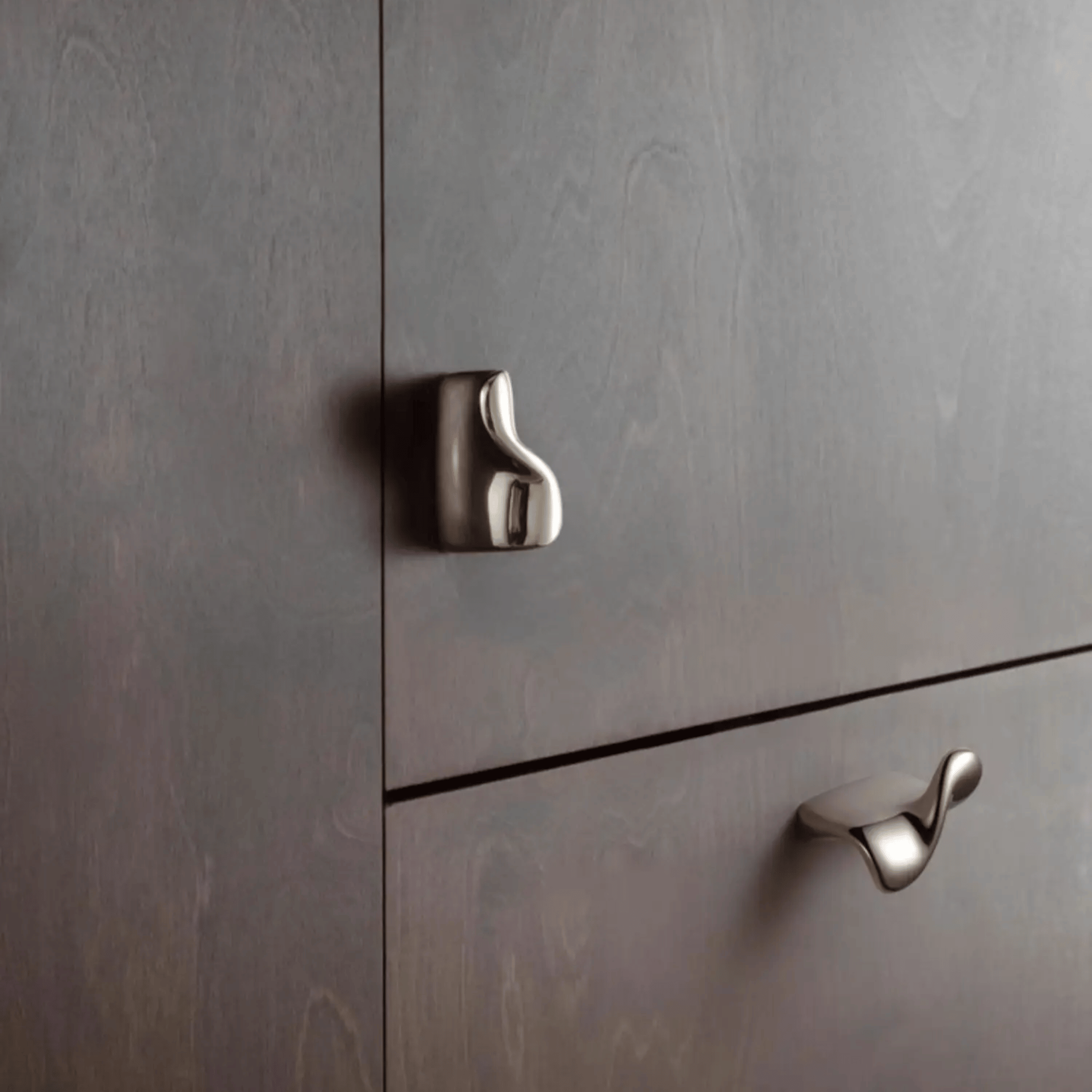 Solid Brass Minimalist Cabinet Handles and Knobs, 1 PC, &, Gloda