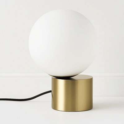 Translation missing: nl.Glodra Brass Frosted Glass Ball Table Lamp — Nordic, Lamps