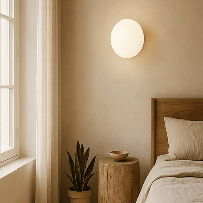 Translation missing: nl.Glodra Scandinavian Glass Globe Wall Sconce Skonne, Light Fixtures, Nordic Frosted