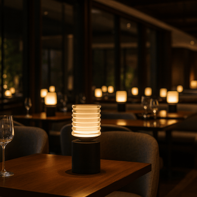 Translation missing: nl.Rechargeable LED Table Lamp Touch Dimmer Control, Black, Lamps, Glødra