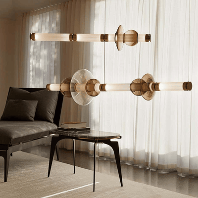 Translation missing: nl.Nordic Glass Bar Chandelier — Warm LED Dining Light, Ceiling Fixtures, Glodstav for Room