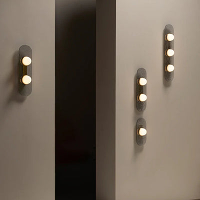 Translation missing: nl.Nordic Glass Wall Sconce Single Twin Triple Light, Cool white, Fixtures, Glödra Minimalist Multi-Head