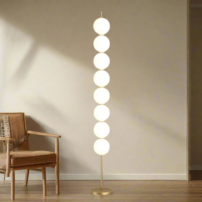 Translation missing: nl.Glödra Sculptural Brass Floor Lamp Warm LED Light, Lamps, Nordic Statement