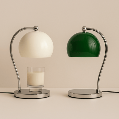 Translation missing: nl.Candle Warmer Lamp with Timer Nordic Design | Skonne, Table Lamps, Glödra Stainless Steel
