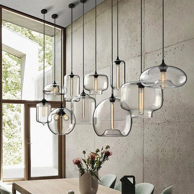 Translation missing: nl.Glora Mouth-Blown Glass Pendant Light Scandinavian, Ceiling Fixtures, Artisan