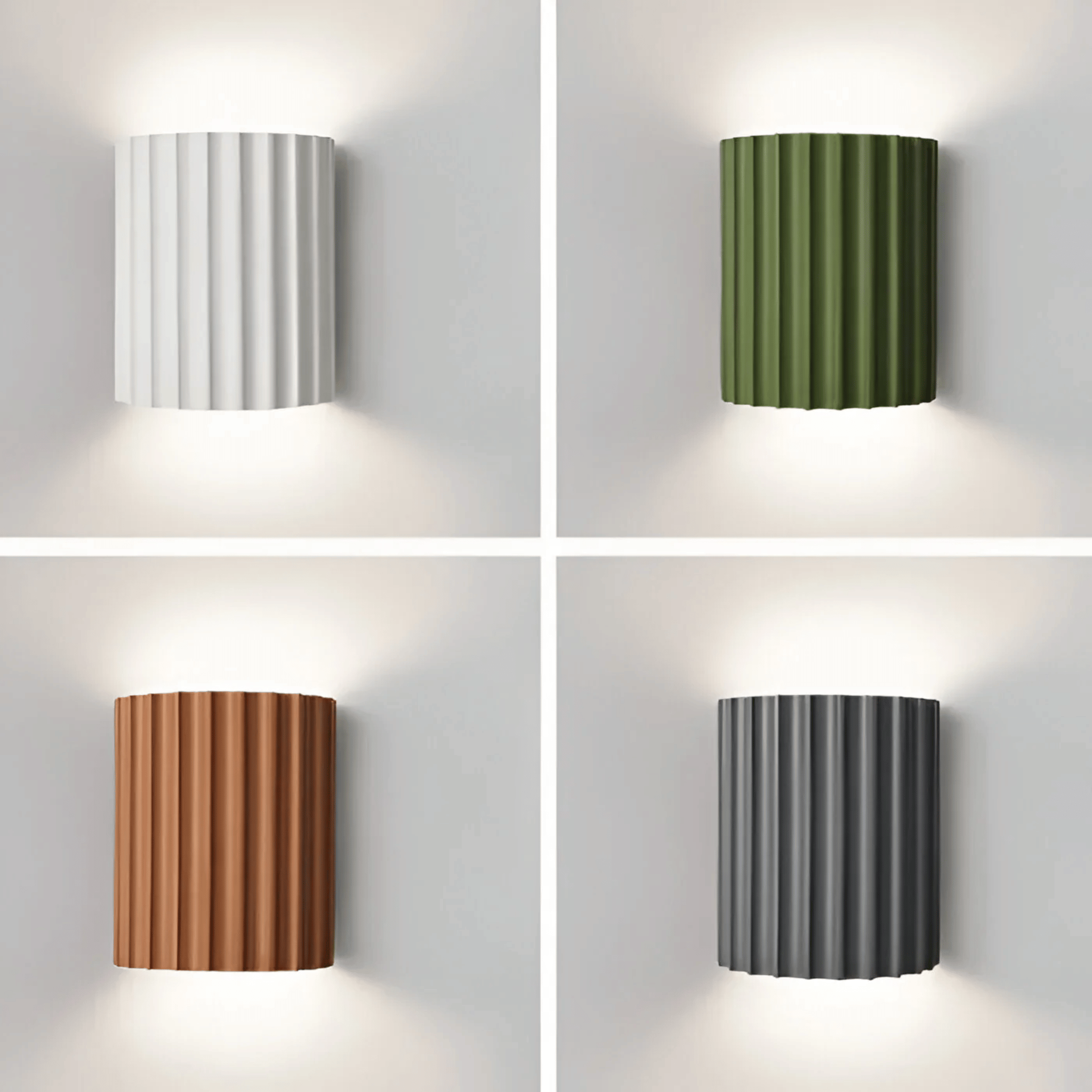 Glora Macaron Resin Nordic Wall Sconce for Bedroom, Light Fixtures, Colorful
