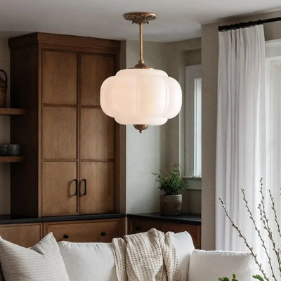 Translation missing: nl.Nordic Vintage Glass Pendant Lamp for Dining Room, White / Warm Light, Ceiling Fixtures, Grönlia Elegant