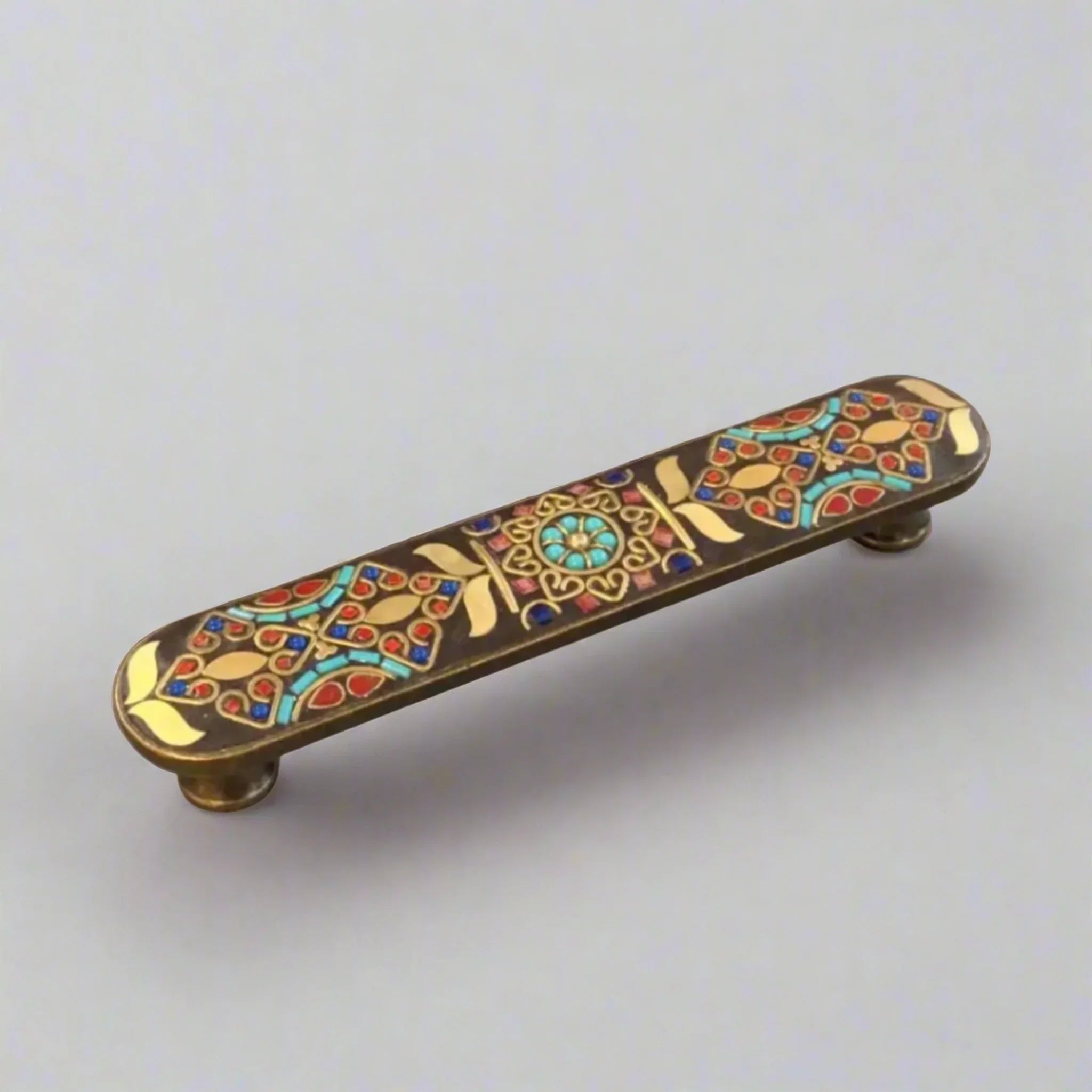 Grova Artisan Brass Cabinet Handle and Drawer Pull, B, Knobs & Handles