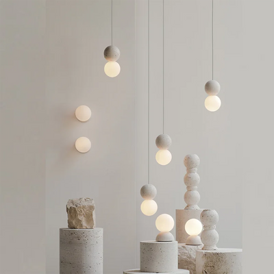 Translation missing: nl.Nordic Terrazzo Pendant Light for Dining and Bedroom, Ceiling Fixtures, Grusten Minimalist