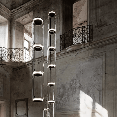 Translation missing: nl.Kolna Glass Pendant Light Minimalist Nordic Decor, Ceiling Fixtures, Hand-Blown Cylinder