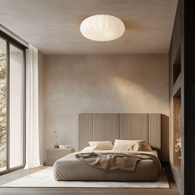 Translation missing: nl.Kupa Sculptural Cream Flush Mount LED Ceiling Light, Fixtures