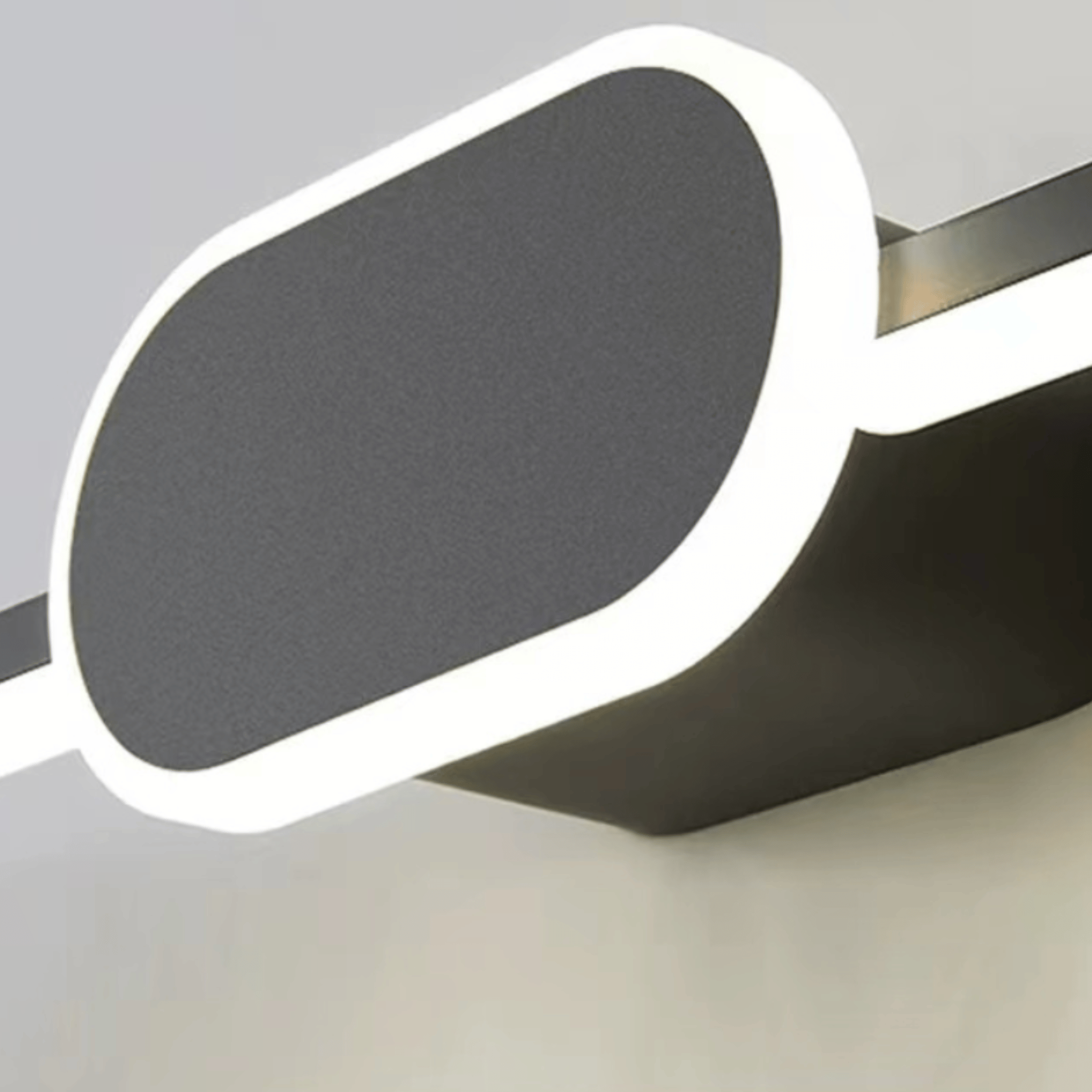 Kveld Black LED Wall Sconce for Mirrors and Vanity, Light Fixtures, Minimalist Mirror