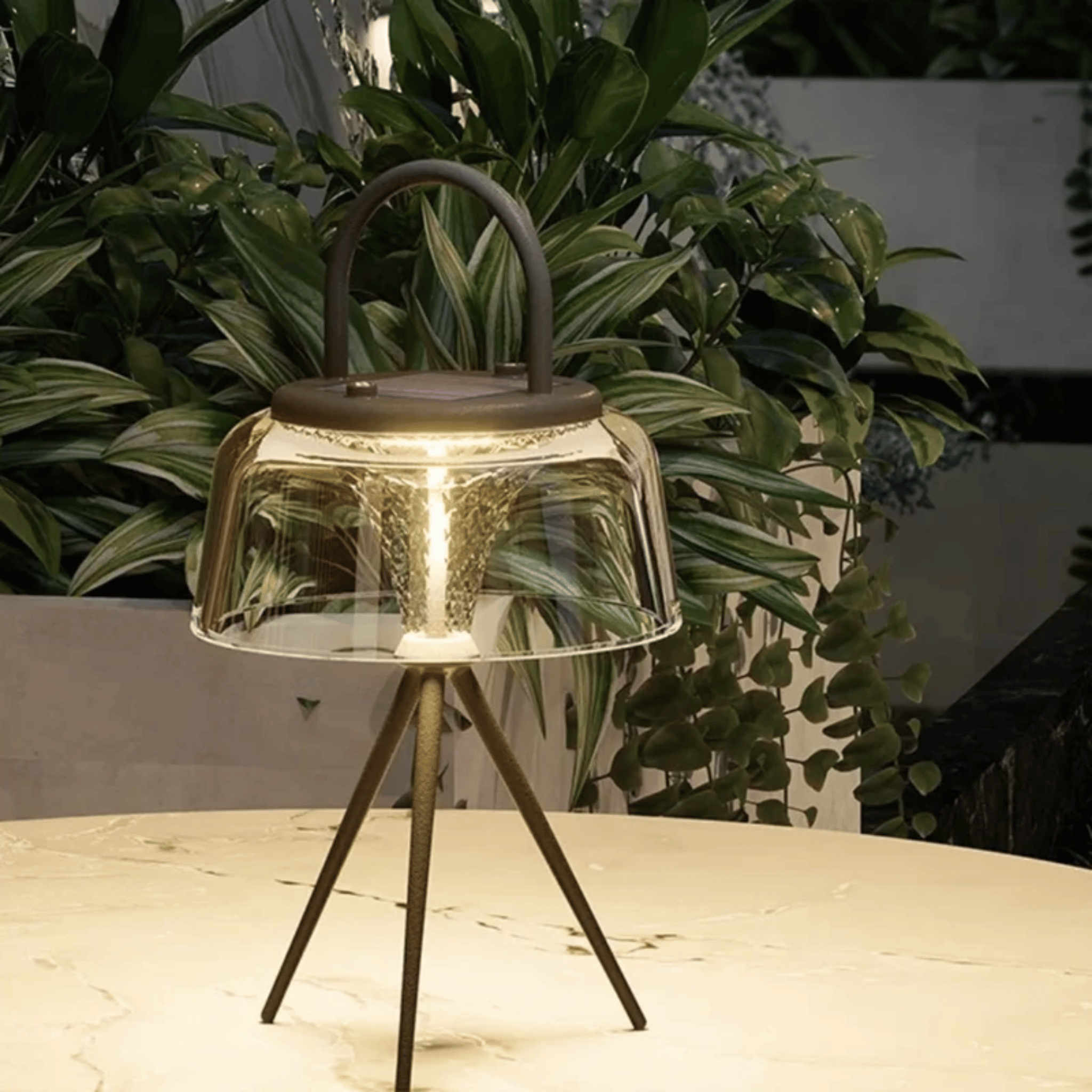 Solar Outdoor LED Patio Lantern Waterproof Skonne, Landscape Pathway Lighting, Kvelda IP65