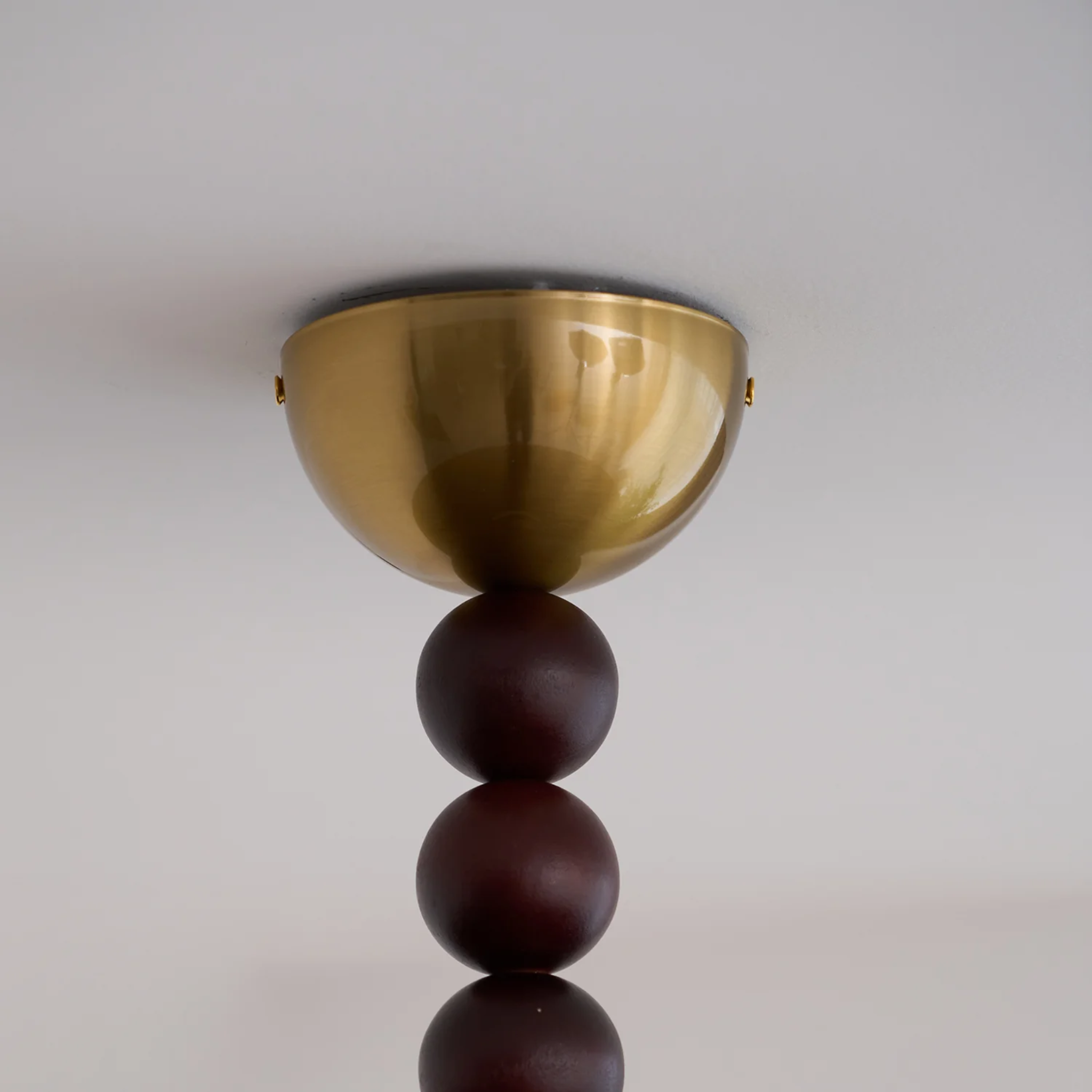 Handcrafted Wood Glass Ceiling Lamp Medieval Style, Light Fixtures, Kveldur Iron